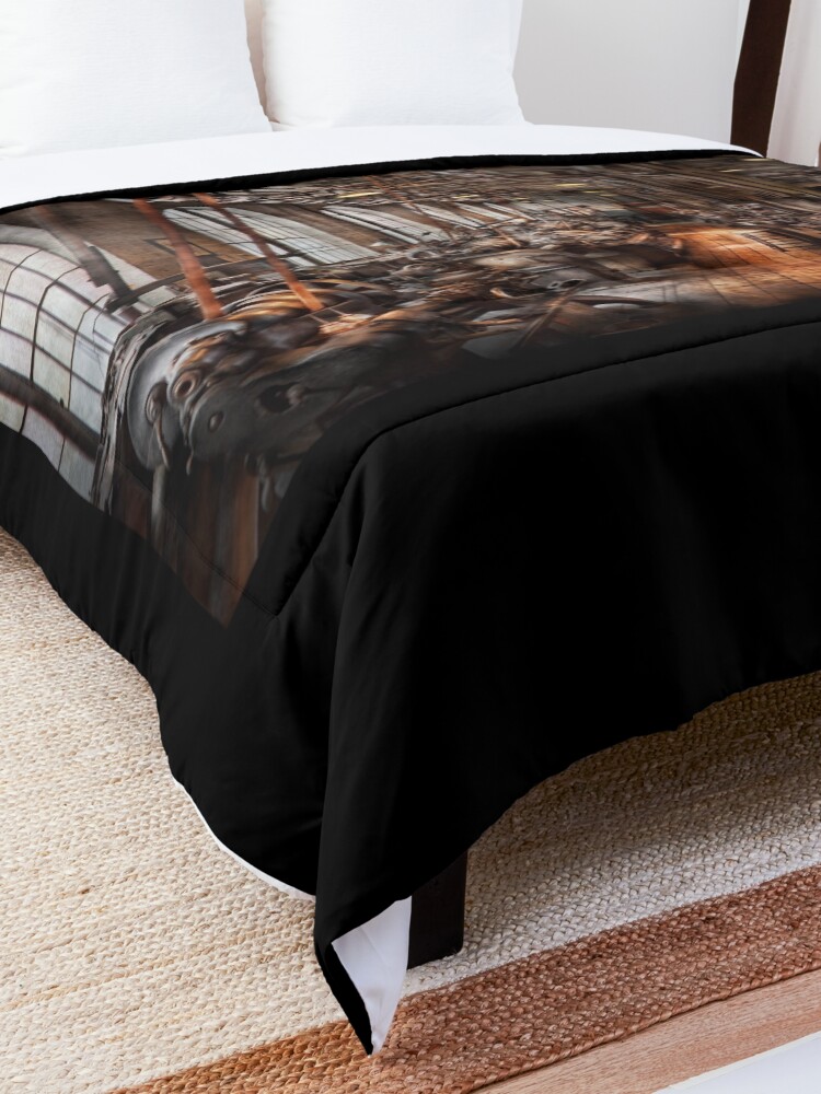 Alternate view of Machinist - A fully functioning machine shop Comforter