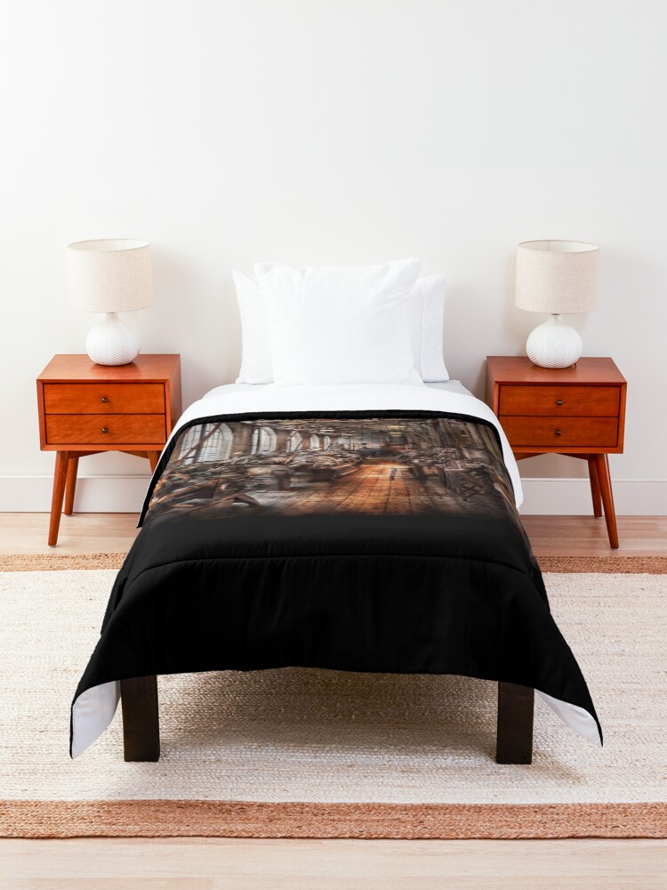 Alternate view of Machinist - A fully functioning machine shop Comforter