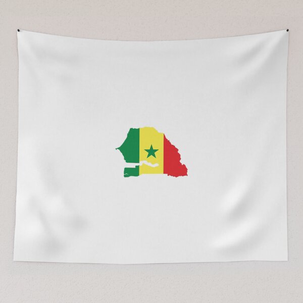 Item preview, Flag Map of Senegal  designed and sold by abbeyz71.