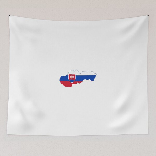 Item preview, Flag Map of Slovakia  designed and sold by abbeyz71.
