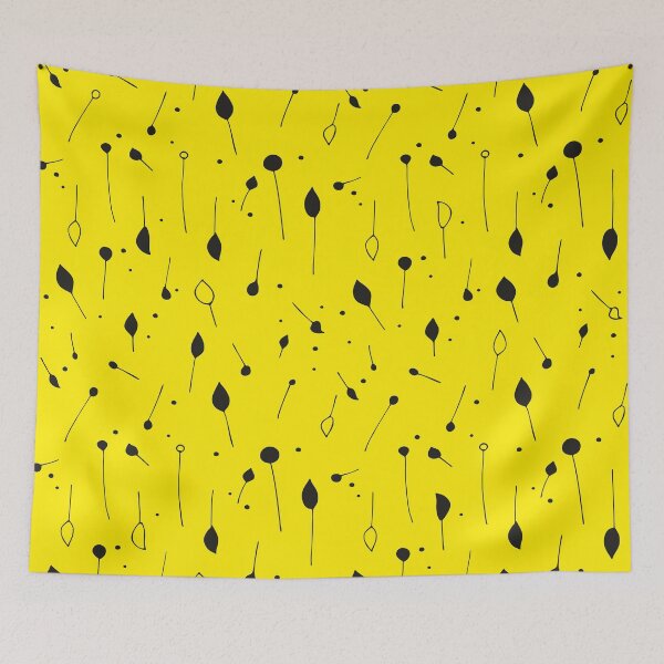 Item preview, Doodle flowers yellow designed and sold by Gelena.