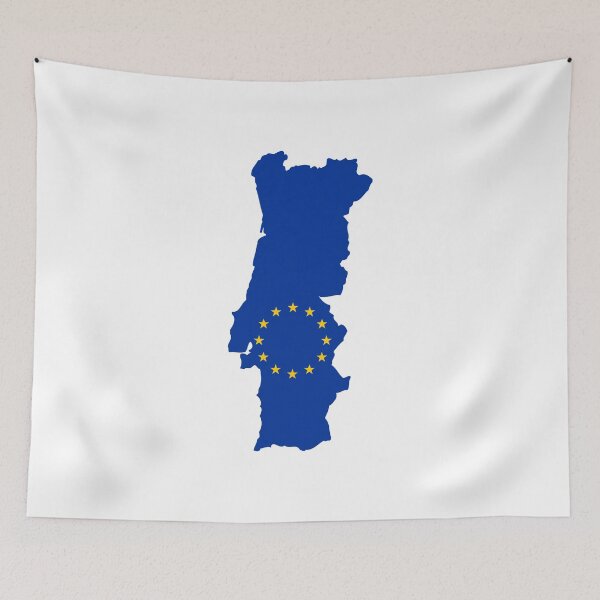 Item preview, European Union Flag Map of Portugal designed and sold by abbeyz71.
