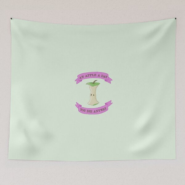 Item preview, An Apple a Day, You Die Anyway designed and sold by platypusinplaid.