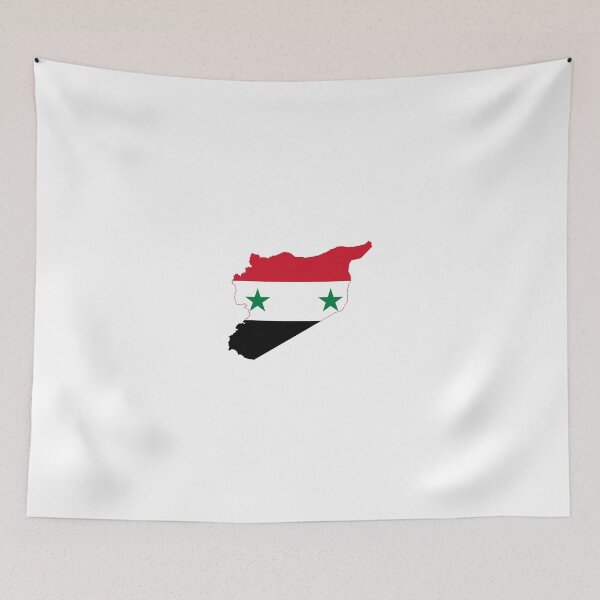 Item preview, Flag Map of Syria  designed and sold by abbeyz71.