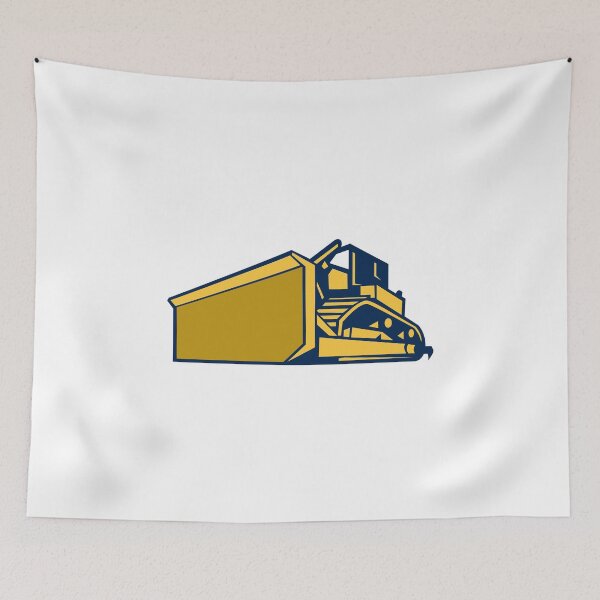 Item preview, Bulldozer Low Angle Retro designed and sold by patrimonio.