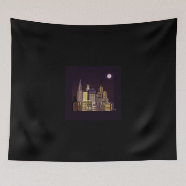 Item preview, ABSTRACT CITYSCAPE: CHOCOLATE HAZE designed and sold by SOLSKETCHES.