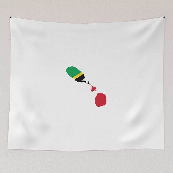 Item preview, Flag Map of Saint Kitts and Nevis  designed and sold by abbeyz71.