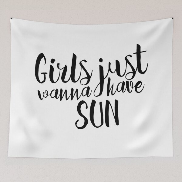 Item preview, Girls Just Wanna Have Sun designed and sold by ozmarei.