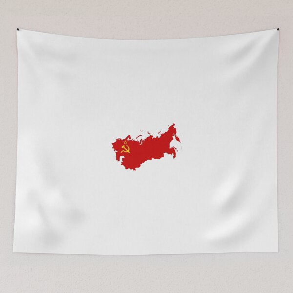 Item preview, Flag Map of the Soviet Union designed and sold by abbeyz71.