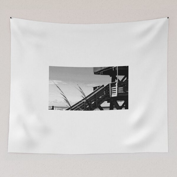 Item preview, Black & White Beach Architecture designed and sold by Princess1222.