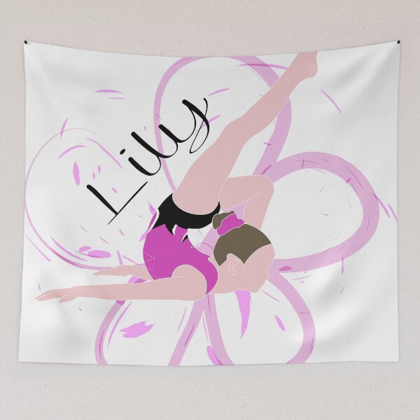 Item preview, Gymnast Pink - Lily Personalised  designed and sold by Flexiblepeople.