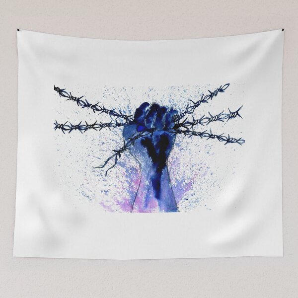 Item preview, Hand with Barbed Wire designed and sold by AnnArtshock.
