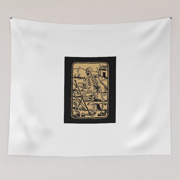 Item preview, The Death - Old Indian Asian Tarot Card - natural designed and sold by Bela-Manson.