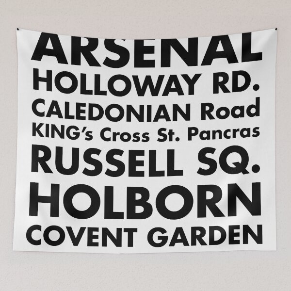 Item preview, Piccadilly Line in Futura designed and sold by NordicStudio.