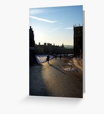 Icy morning Greeting Card