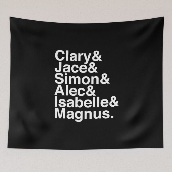 Item preview, Clary, Jace, Simon, Alec, Isabelle y Magnus. (Los instrumentos mortales) (inversa) designed and sold by Kitmagic.
