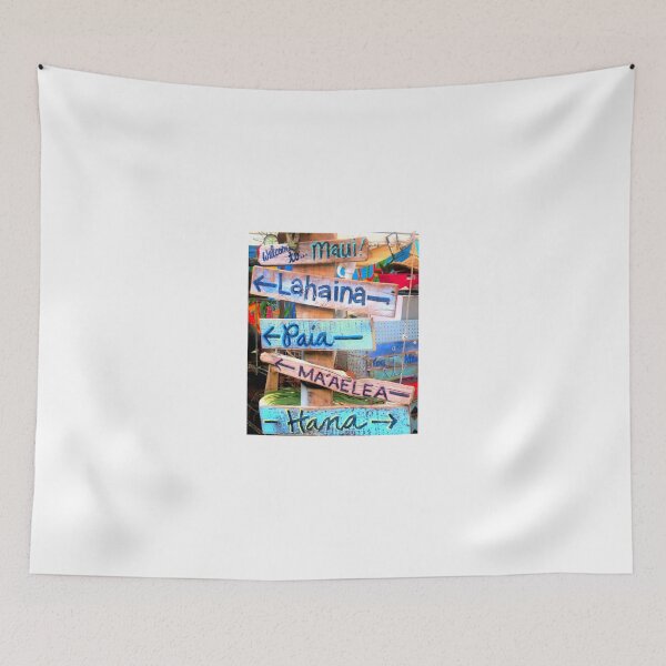 Item preview, maui towns sign designed and sold by thundercove.