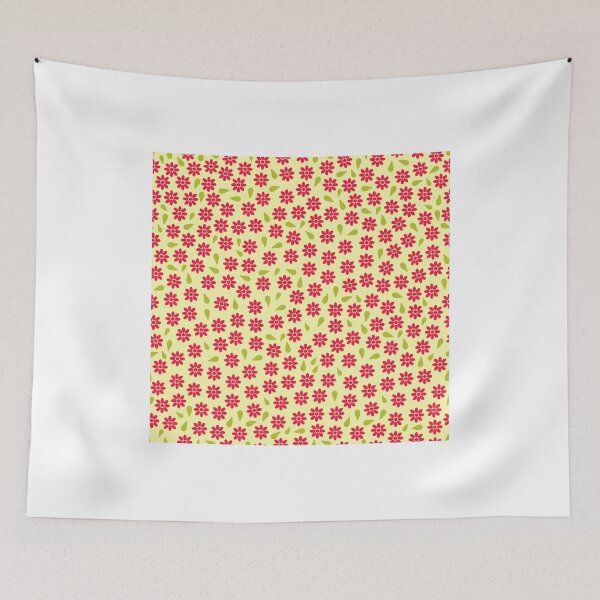Item preview, Pattern little pink flowers designed and sold by olhakozachenko.