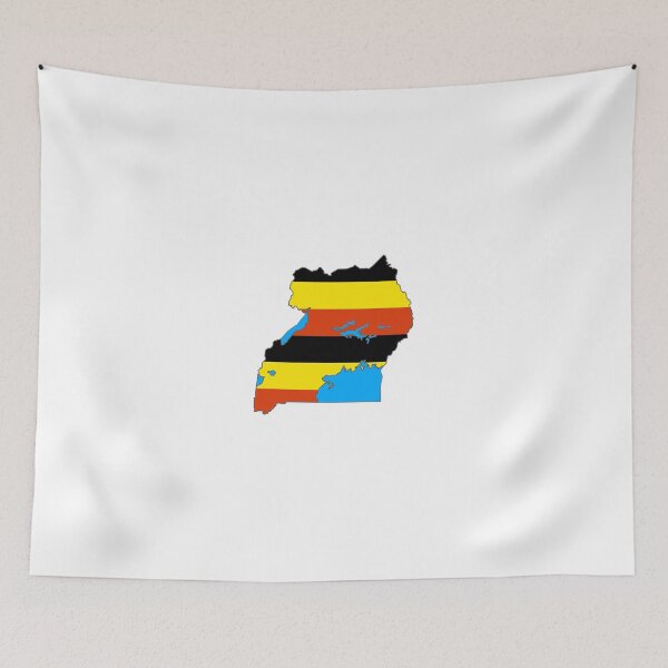 Item preview, Flag Map of Uganda designed and sold by abbeyz71.