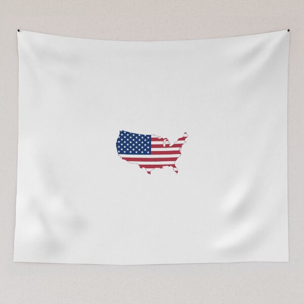 Item preview, Flag Map of USA  designed and sold by abbeyz71.