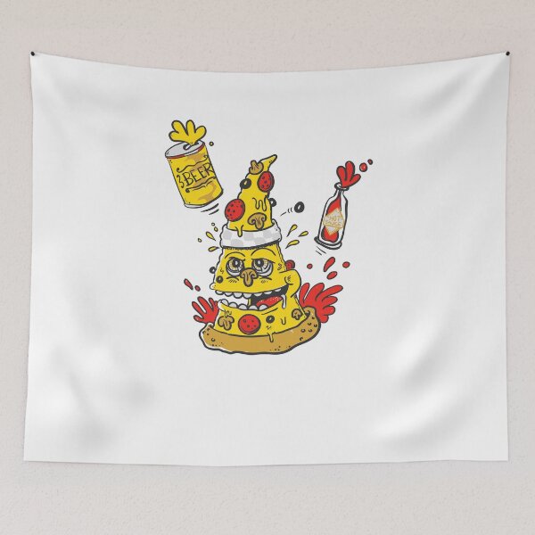 Item preview, Pizza, Hot Sauce & Beer designed and sold by jumpy.