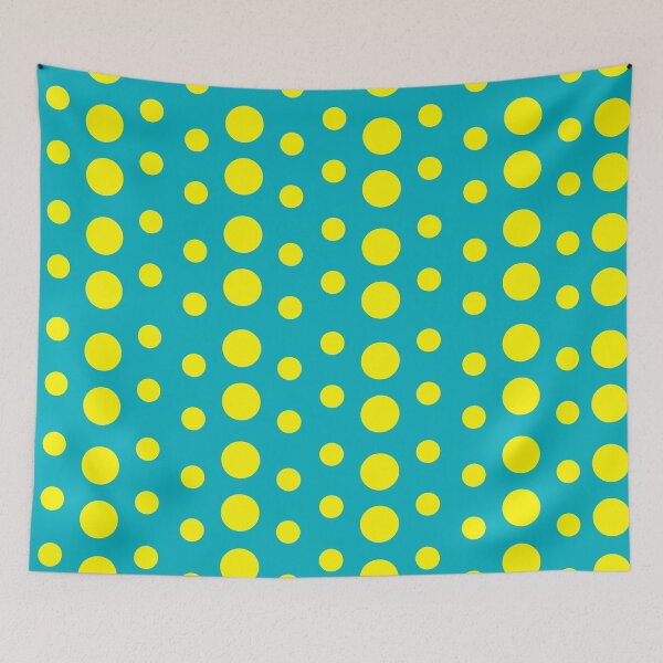Item preview, Polka Dots (Blue/Yellow) designed and sold by Clickcreations.