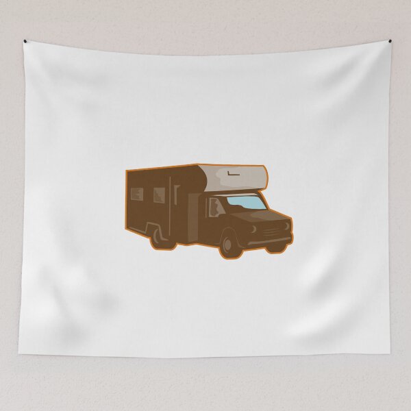 Item preview, Campervan Motorhome Retro designed and sold by patrimonio.