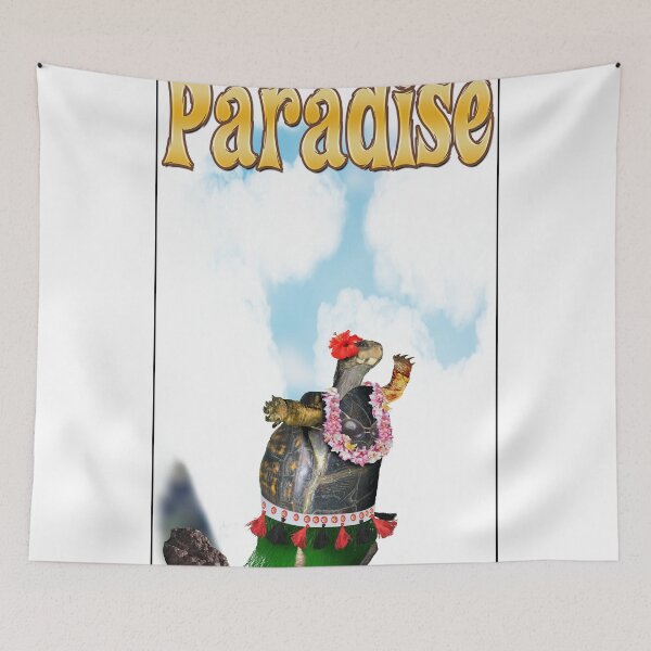 Item preview, Turtle Hula Dancing on the Beach designed and sold by LuckyTortoise.