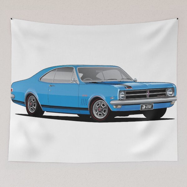 Item preview, Holden HK Monaro GTS 327 - Bright Blue designed and sold by RevHead-Designs.