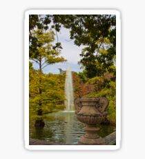 Pegatina Spain. Madrid. Fall in Buen Retiro park.