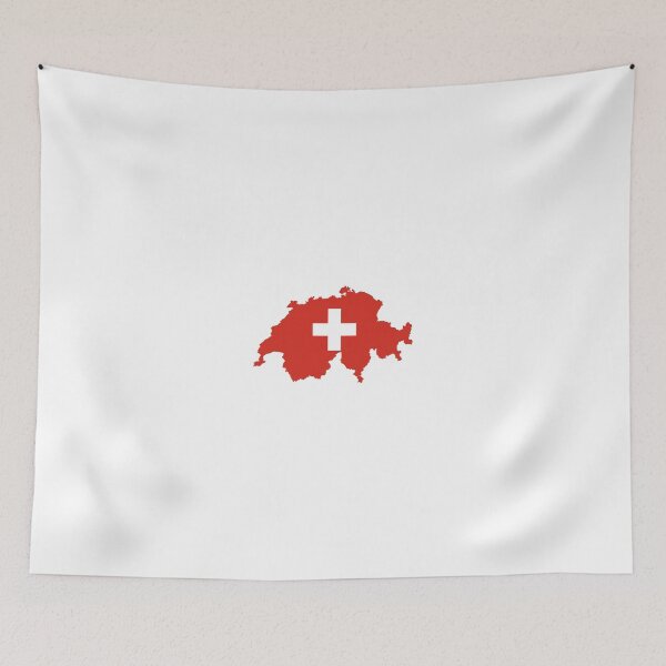 Item preview, Flag Map of Switzerland  designed and sold by abbeyz71.
