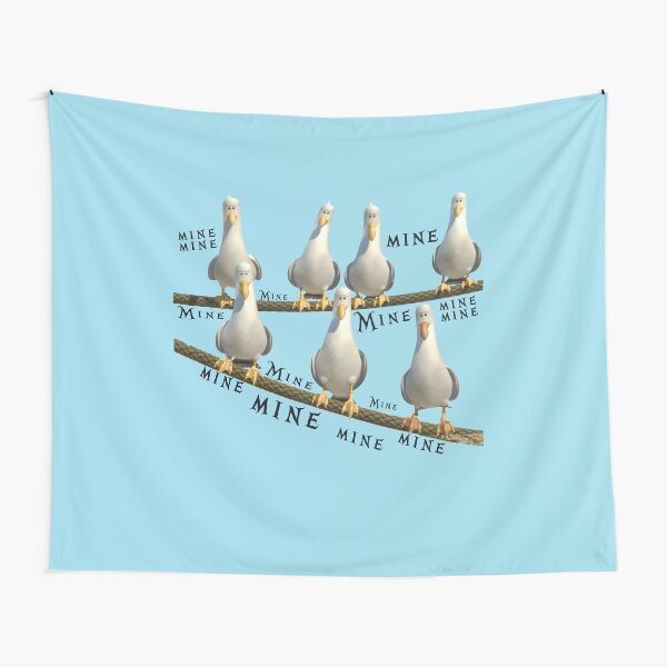 Mine! Seagulls from Finding Nemo Tapestry
