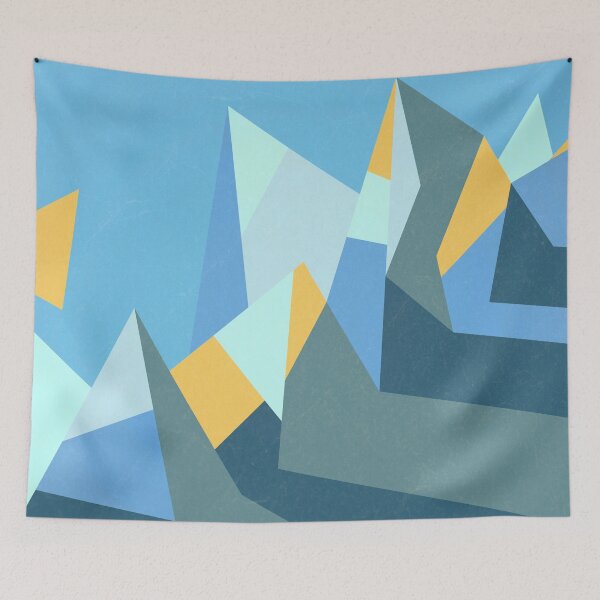 Item preview, Trianles Blue designed and sold by Carlos Castro.
