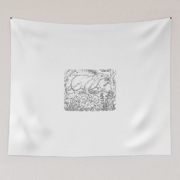 Item preview, Badger Black on White designed and sold by David Roland.