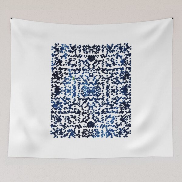 Item preview, Watercolor Bohemian Ikat Ink Blot designed and sold by lisaguen.