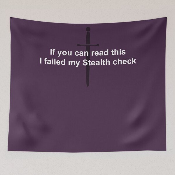 Item preview, Failed Stealth Check designed and sold by ianablakeman.