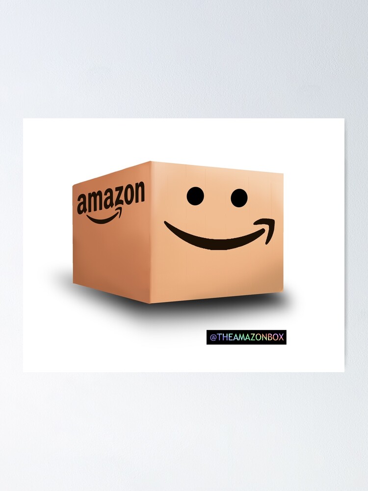 The Amazon Box Icon Tiktok Poster By Theamazonbox Redbubble