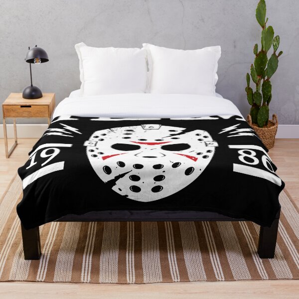 Jason Voorhees Throw Blankets Redbubble