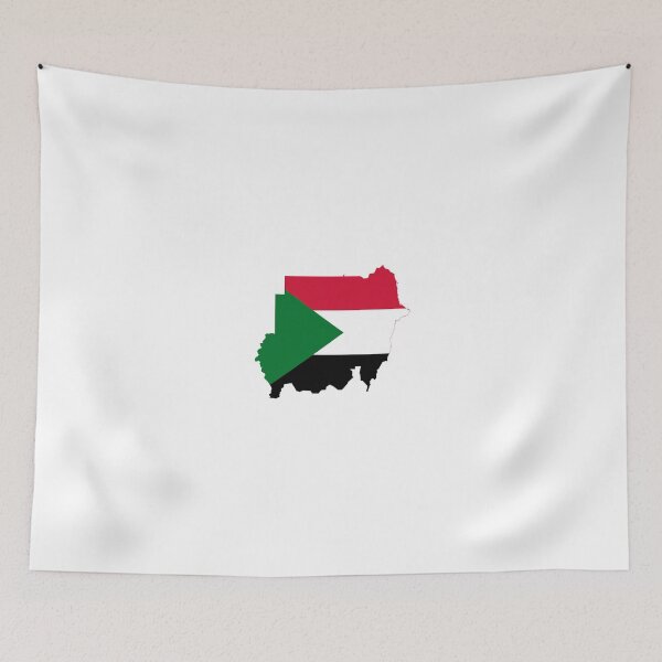 Item preview, Flag Map of Sudan designed and sold by abbeyz71.