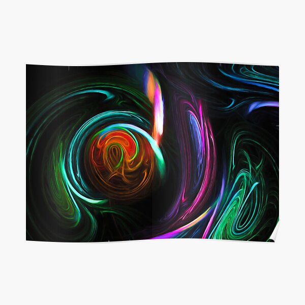 Fractal Swirl Poster