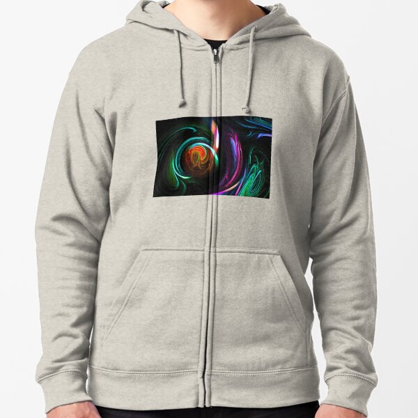Fractal Swirl Kapuzenjacke