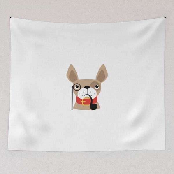 Item preview, Dog with cigar pipe designed and sold by mishamisha.