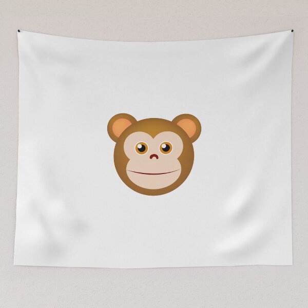 Item preview, Monkey face cartoon designed and sold by mishamisha.