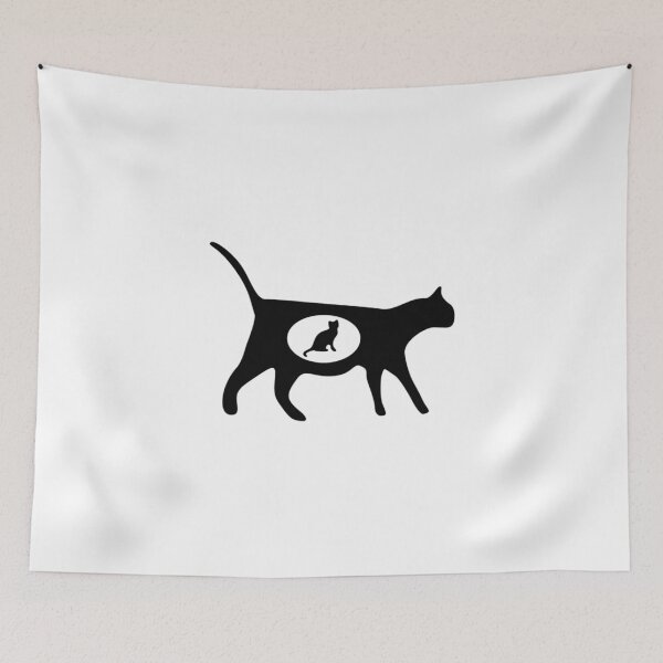 Item preview, Elegant cat icon art designed and sold by josieburden.