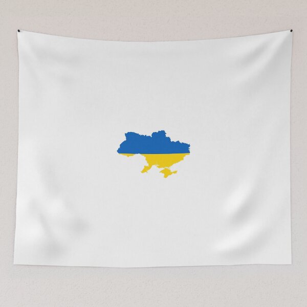Item preview, Flag Map of Ukraine  designed and sold by abbeyz71.