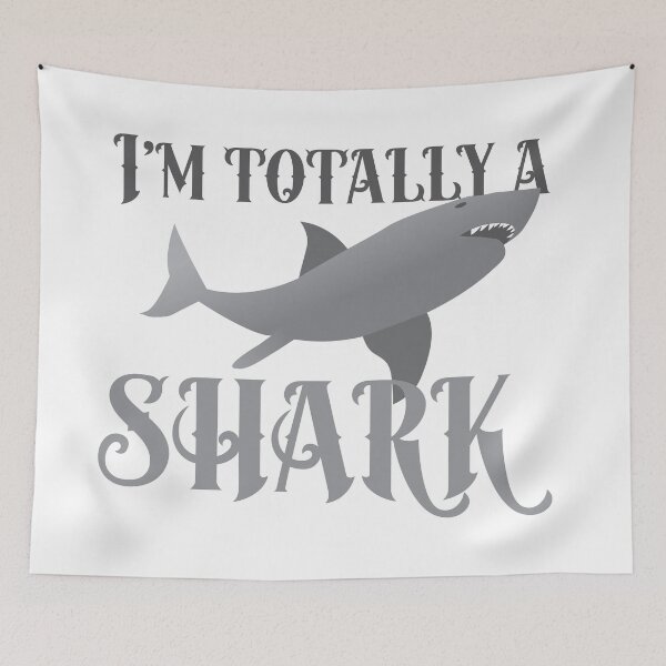 Item preview, I'm totally a shark designed and sold by jazzydevil.