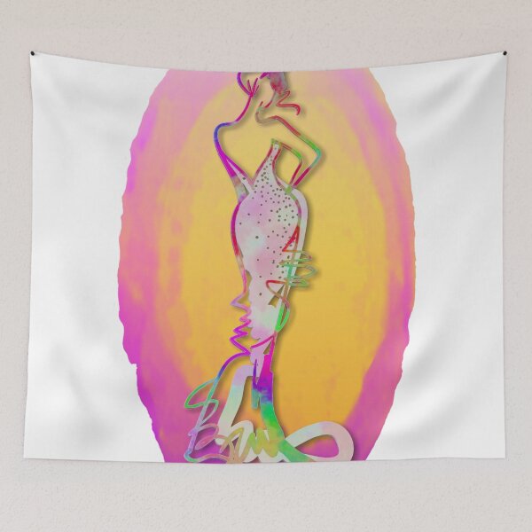 Item preview, Fashion Sketch, Beautiful Woman Art designed and sold by Alondra.