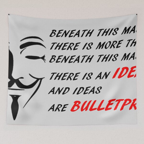 Item preview, V FOR VENDETTA designed and sold by SuperNebula.