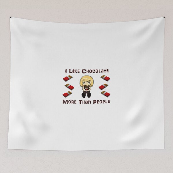Item preview, I Like Chocolate More Than People designed and sold by TashaAkaTachi.
