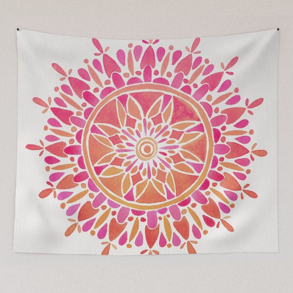Item preview, Mandala – Pink Ombré designed and sold by Cat Coquillette.